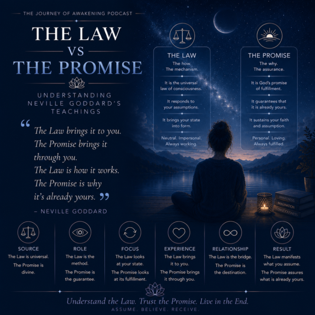 The Law vs The Promise: Understanding Neville Goddard's Teachings